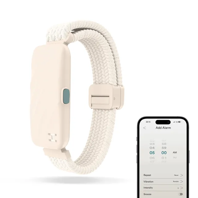 homedics-wakeband-braccialetto-sveglia-vibrante-con-app-9-intensit-e-snooze-acqu image 1