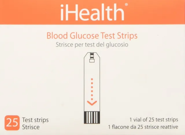 gima-23511-strisce-reattive-per-glicemia-ihealth-25-pezzi-compatibili-glucometro image 1