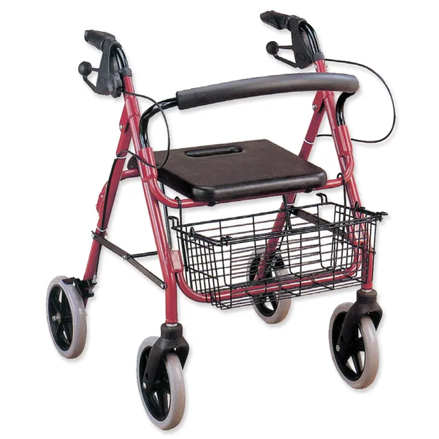 gima-deambulatore-4-ruote-con-freni-sedile-e-cestello-regolabile-78-90-cm image 1