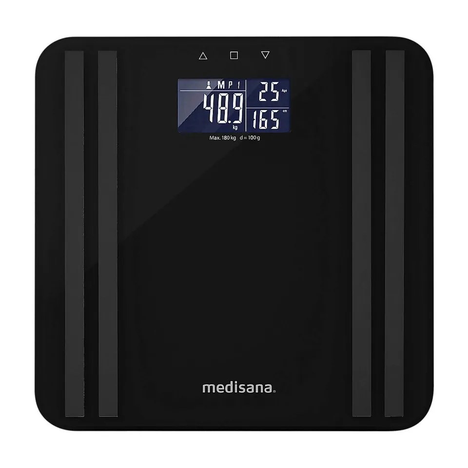 medisana-bs-465-bilancia-per-analisi-corporea-con-indicatore-luminoso-180-kg-8-u image 1