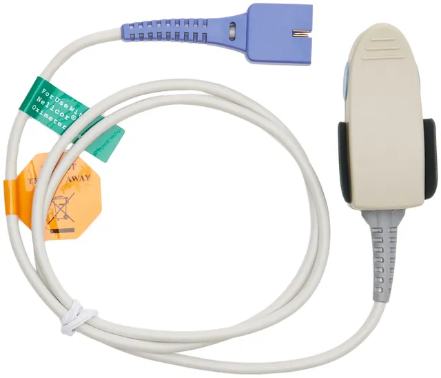 gima-35262-sensore-riutilizzabile-spo2-per-dito-adulto-cavo-0-09-m-compatibile-c image 1
