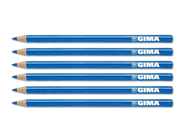 gima-33175-matita-dermatologica-confezione-da-6-con-temperino image 1