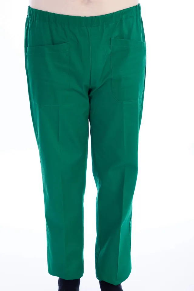 gima-21505-pantaloni-da-lavoro-unisex-60-cotone-40-poliestere-verde-taglia-xl image 1