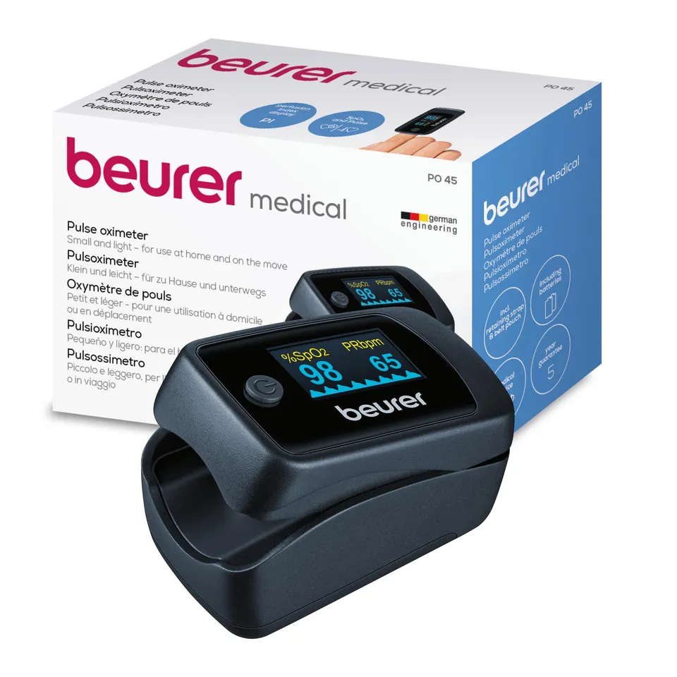 beurer-po-45-saturimetro-professionale-da-dito-con-indice-di-perfusione image 1