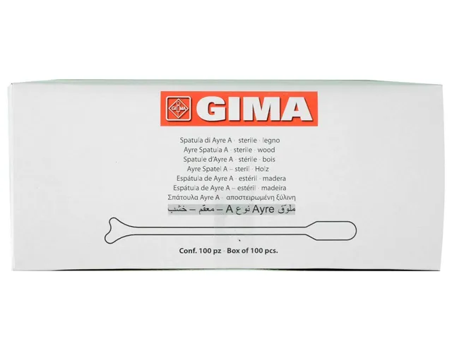 gima-29745-spatola-di-ayre-in-legno-tipo-a-sterile-confezione-100-pezzi image 1