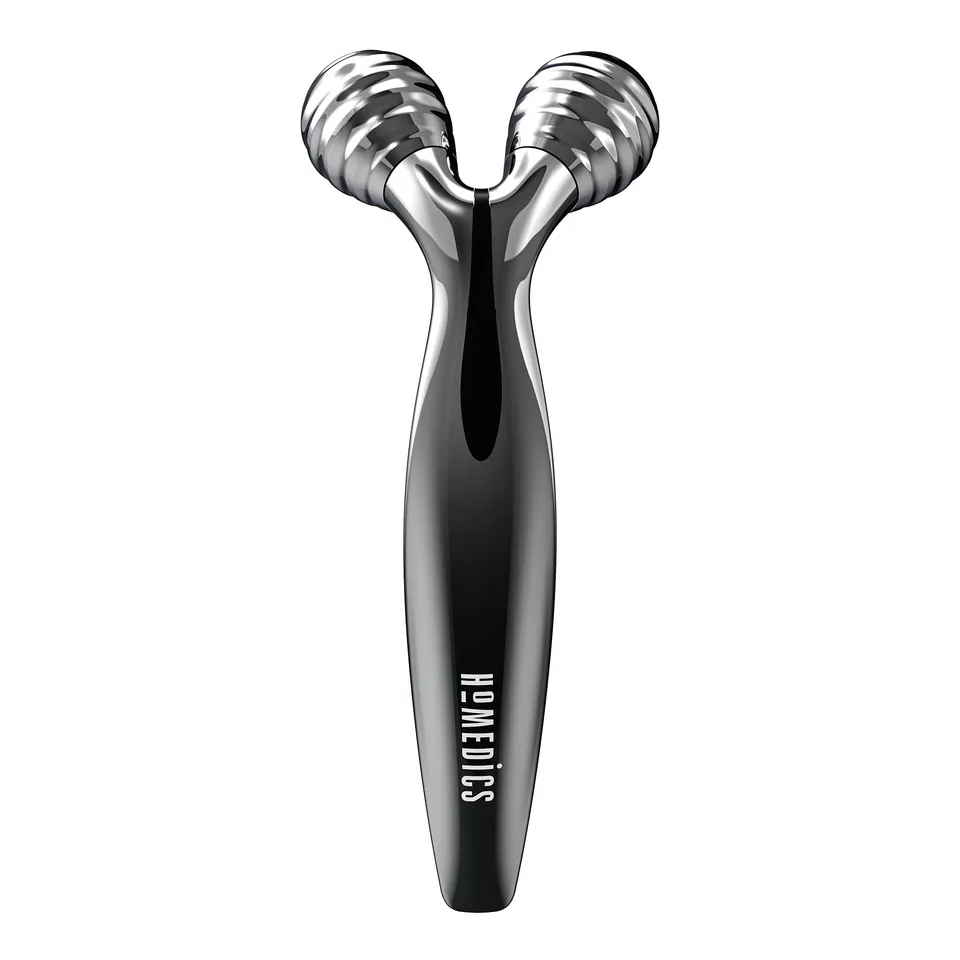 homedics-facial-beauty-roller-argento-massaggiatore-viso-con-rulli-360-e-pannell image 1