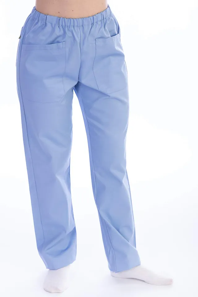 gima-21513-pantalone-ospedaliero-unisex-cotone-polyester-taglia-m-azzurro image 1