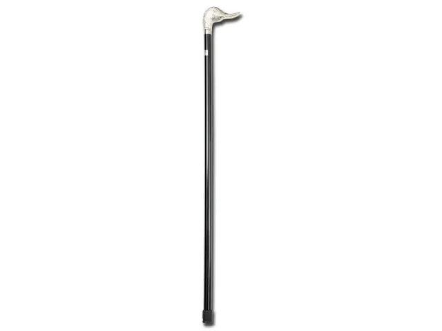 gima-27772-bastone-con-testa-a-oca-cromato image 1