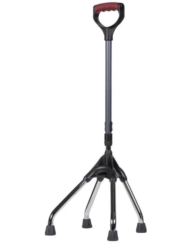 gima-bastone-tetrapode-in-lega-leggera-con-stelo-in-acciaio-altezza-regolabile-7 image 1