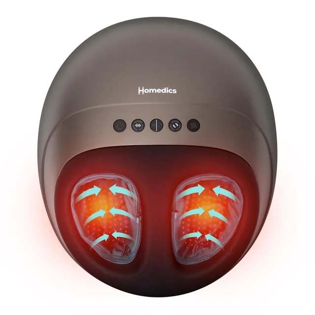 homedics-shiatsu-air-pro-massaggiatore-per-piedi-con-compressione-ad-aria-e-calo image 1