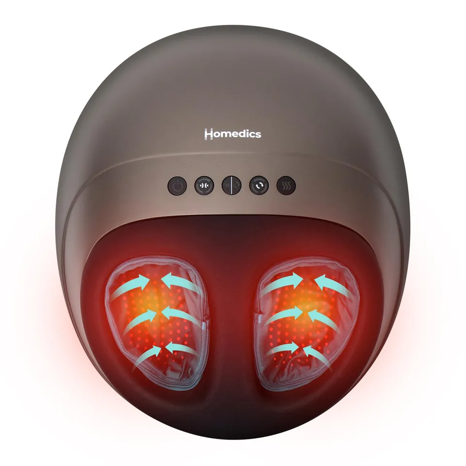 homedics-shiatsu-air-pro-massaggiatore-per-piedi-con-compressione-ad-aria-e-calo image 1