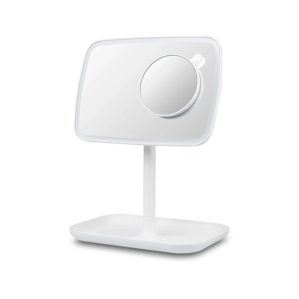 medisana-cm-848-specchio-cosmetico-con-luce-led-dimmerabile-zoom-5x-10x-rotazion image 1