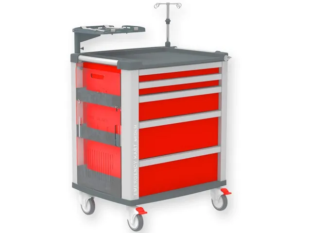 gima-45667-carrello-emergenza-medium-in-alluminio-con-5-cassetti-rosso-804x616xh image 1