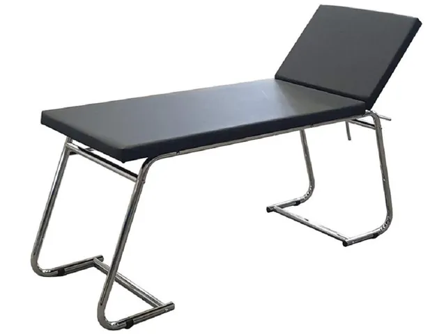 gima-lettino-visita-medica-portata-120-kg-materasso-nero image 1