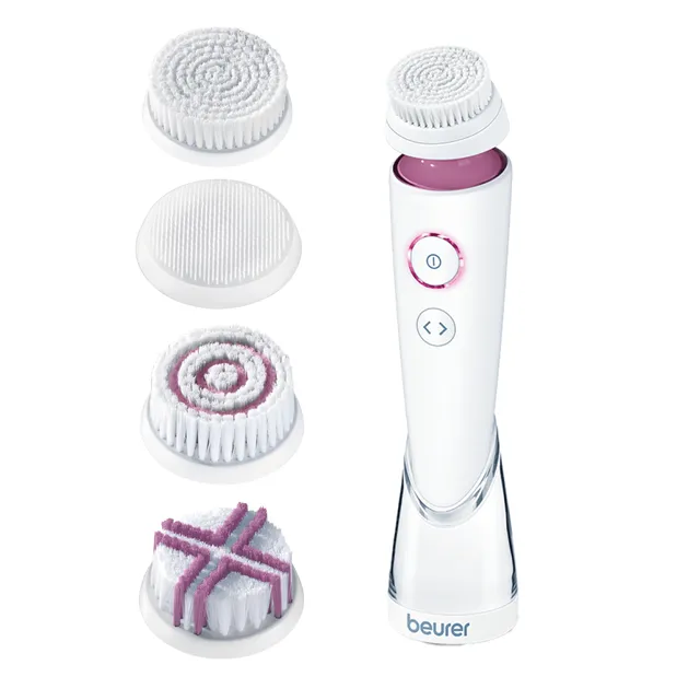 beurer-fc-95-spazzola-viso-elettrica-sonica-pulizia-profonda-4-testine-impermeab image 1
