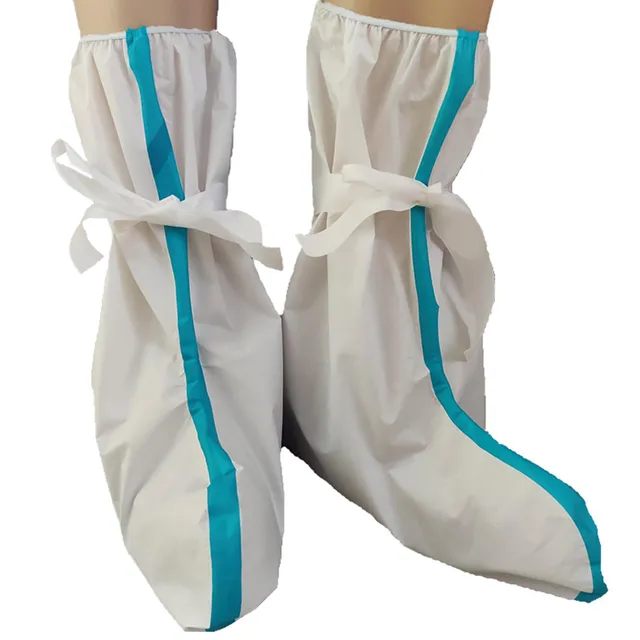 gima-copristivali-monouso-copriscarpe-microporosi-con-lacci-e-bordo-elastico-dpi image 1
