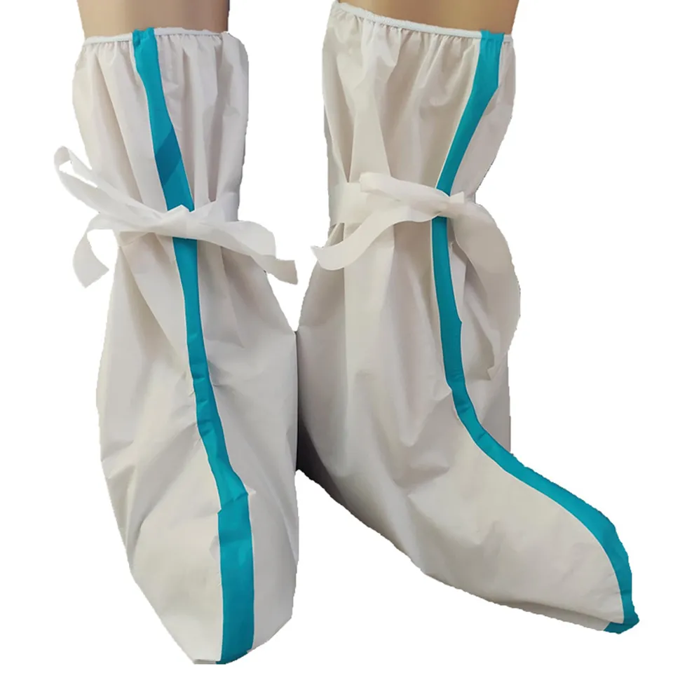 gima-copristivali-monouso-copriscarpe-microporosi-con-lacci-e-bordo-elastico-dpi image 1