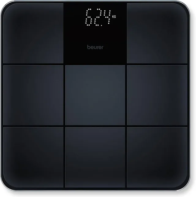 beurer-gs-235-bilancia-pesapersona-in-vetro-con-display-magic-led-e-antiscivolo image 1