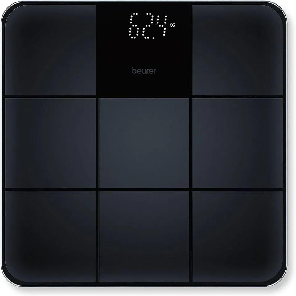 beurer-gs-235-bilancia-pesapersona-in-vetro-con-display-magic-led-e-antiscivolo image 1