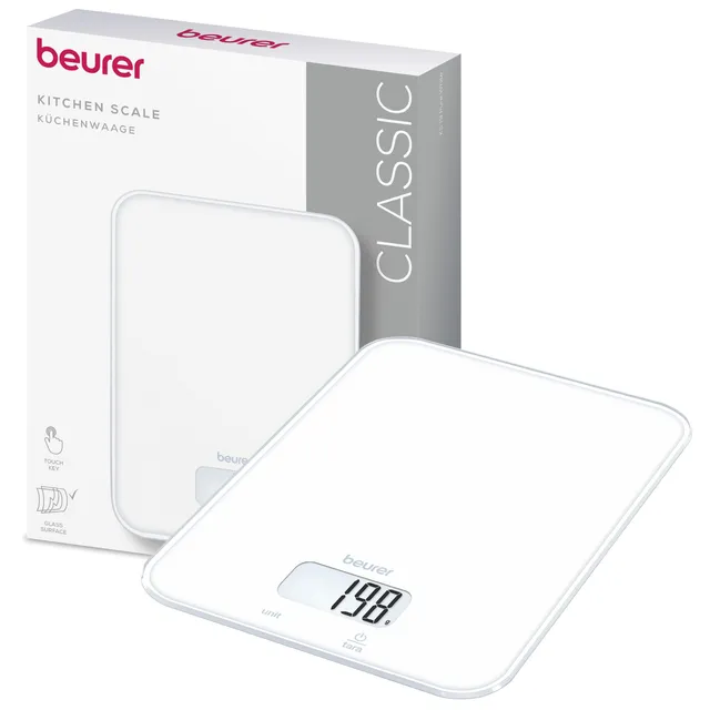 beurer-ks-19-pure-white-bilancia-da-cucina-digitale-5-kg image 1