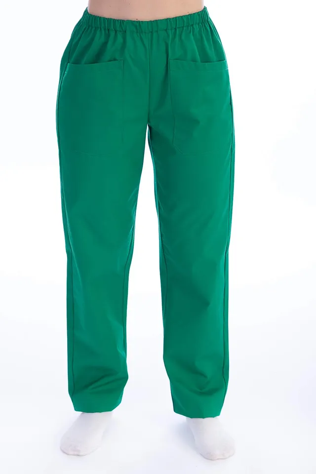 gima-21502-pantalone-ospedaliero-unisex-cotone-polyester-taglia-s-verde image 1