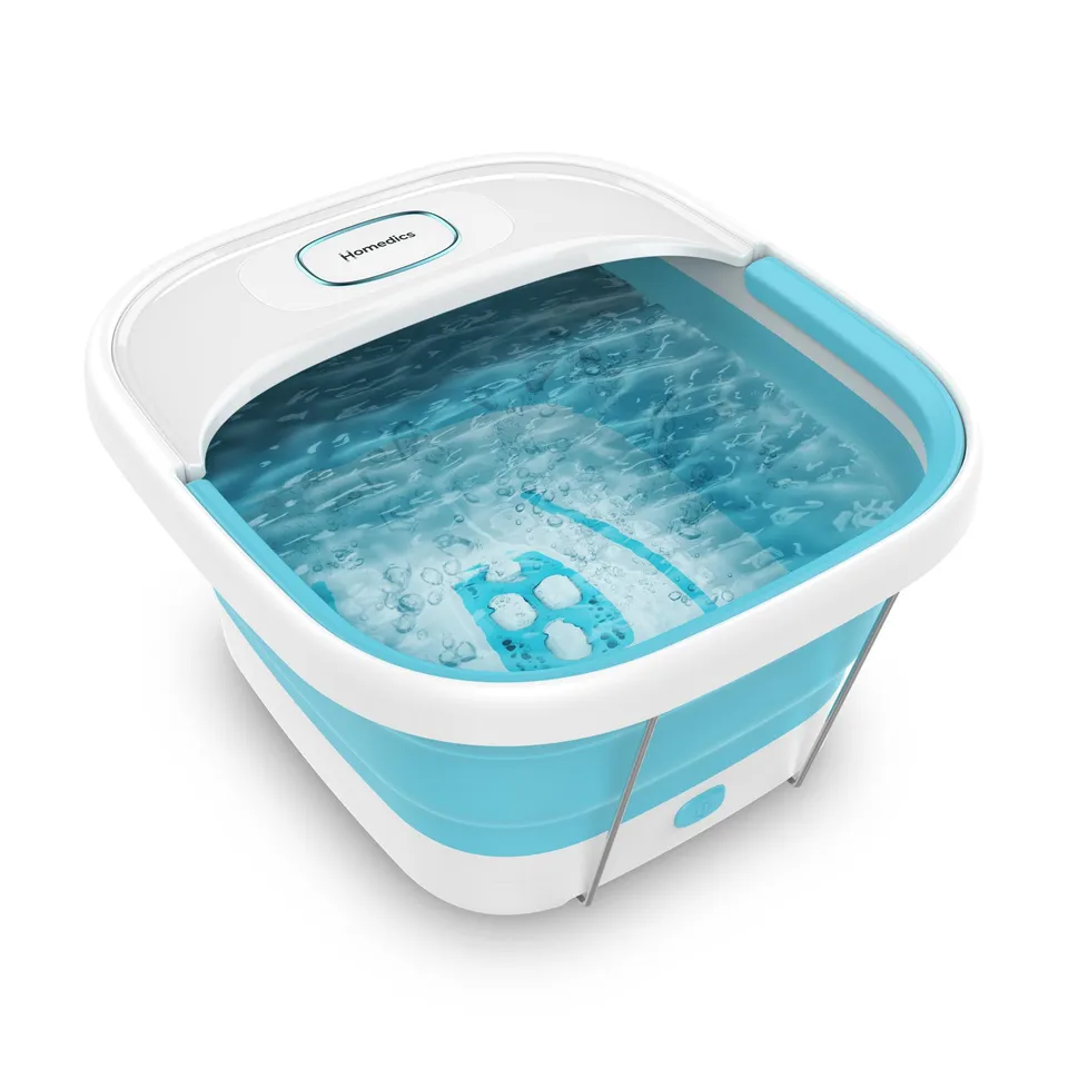 homedics-footspa-pieghevole-con-bolle-e-tecnologia-heatkeep-vasca-pediluvio-per- image 1