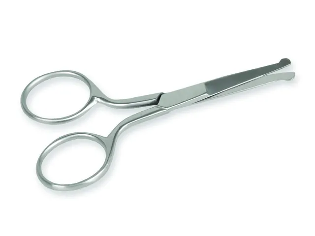 gima-39710-forbicine-per-narici-e-orecchie-in-acciaio-inox-con-punte-arrotondate image 1