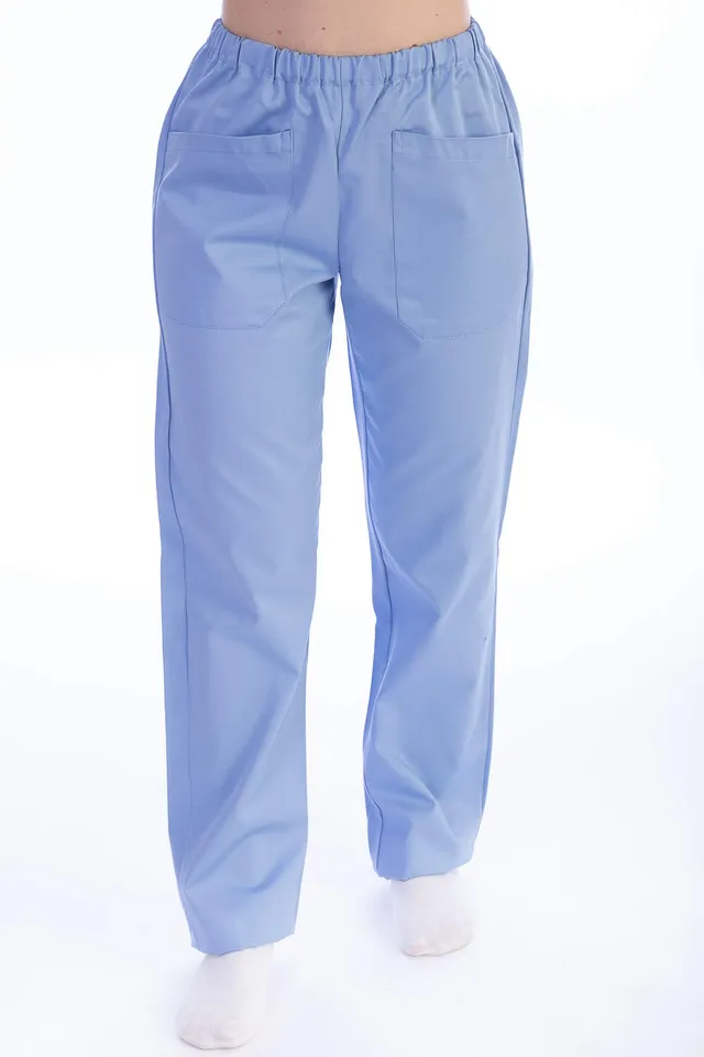 gima-21511-pantalone-ospedaliero-unisex-cotone-polyester-taglia-xs-azzurro image 1