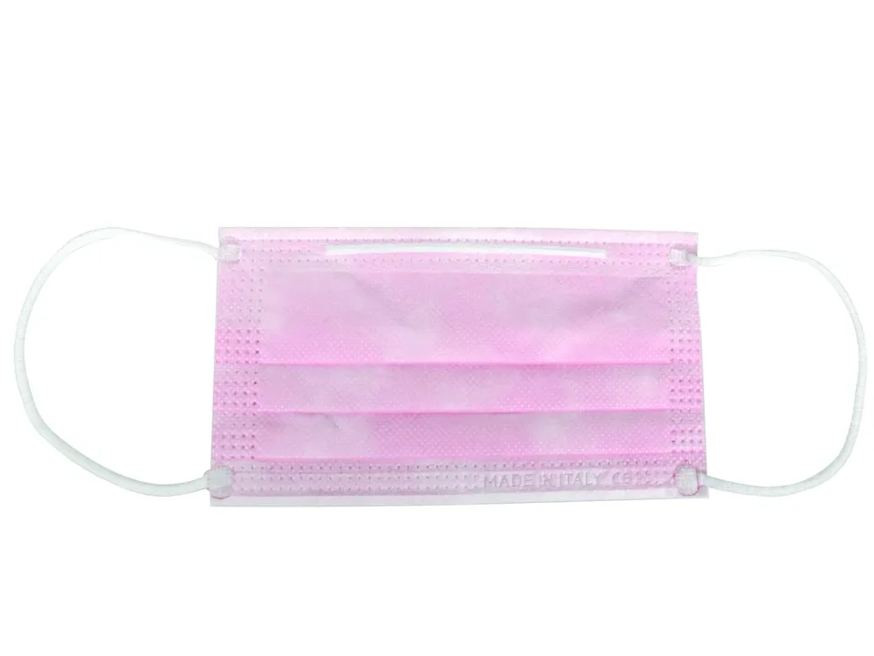 gima-premium-mascherina-chirurgica-3-veli-tipo-ii-rosa-50-pz-sostituto-cod-20697 image 1