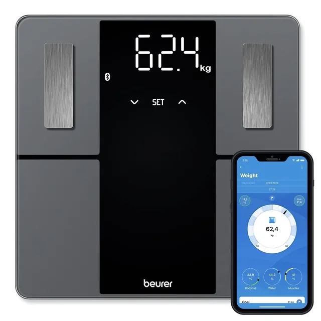 beurer-bf-500-bilancia-bluetooth-con-app-healthmanager-pro-analisi-corporei-gras image 1