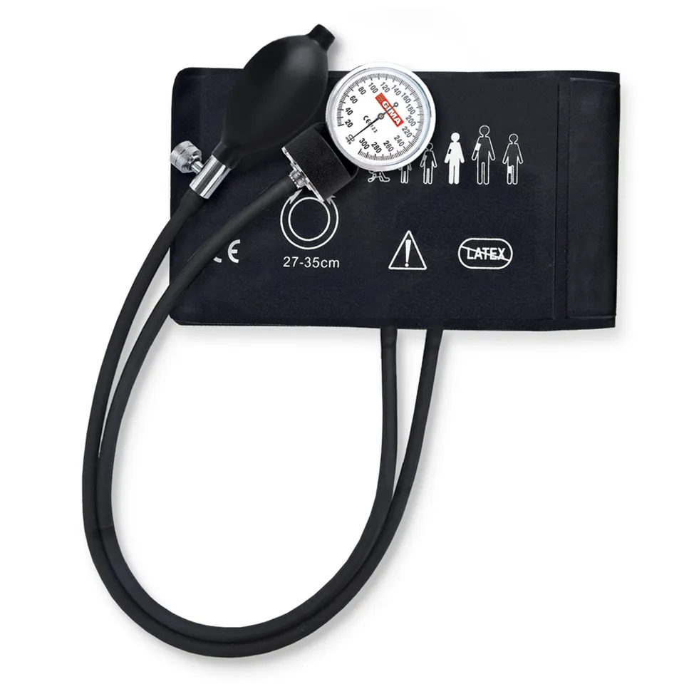 gima-yton-classico-sfigmomanometro-aneroide-con-bracciale-in-nylon-e-valvola-cro image 1