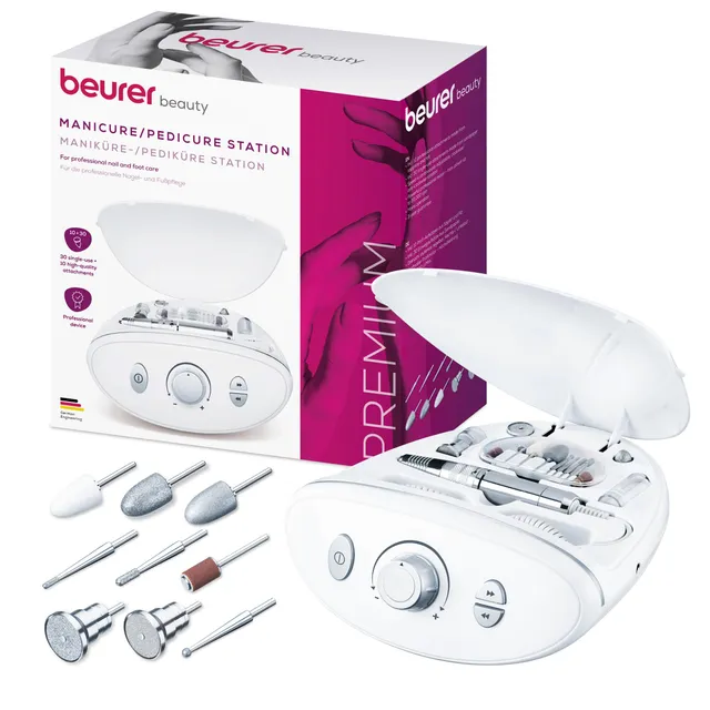 beurer-mp-100-set-professionale-manicure-e-pedicure-con-10-accessori-e-30-punte- image 1