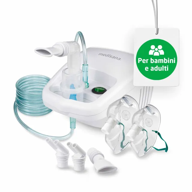 medisana-in-500-inalatore-a-compressore-maschere-adulti-e-bambini-5-filtri image 1