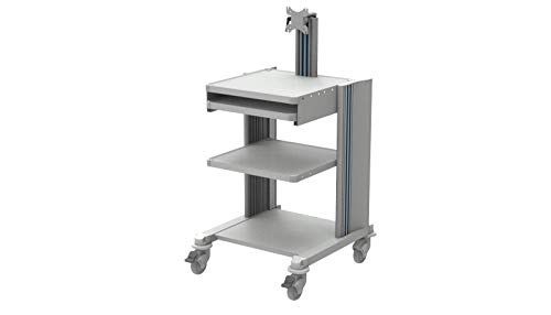 gima-27887-carrello-professionale-a-2-ripiani-con-tastiera-e-supporto-monitor image 8