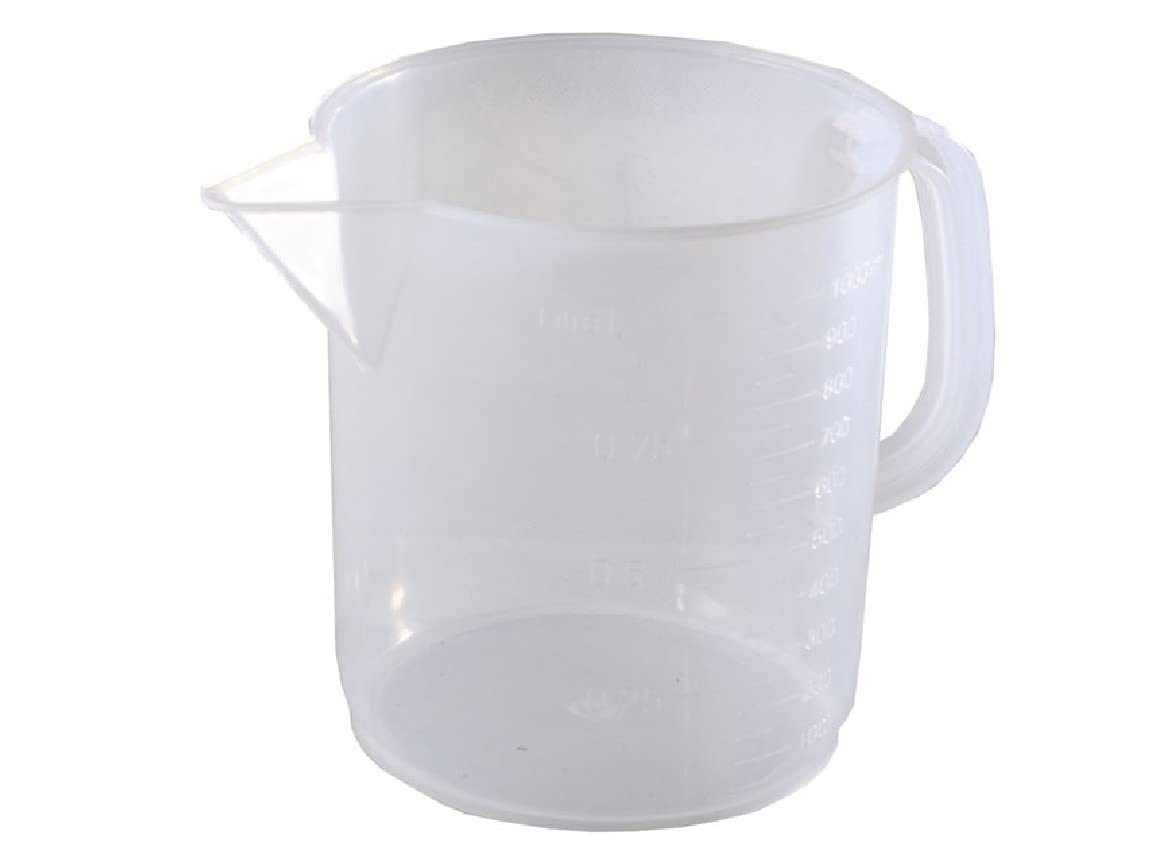 gima-37711-caraffa-graduata-in-plastica-1000-ml-per-uso-sanitario image 1