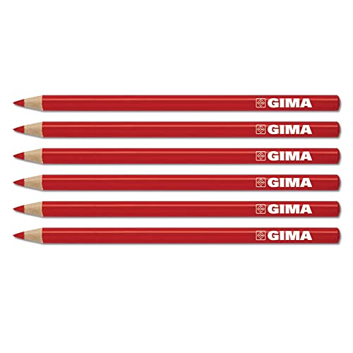 gima-matita-dermatologica-rossa-confezione-da-6-matite-con-temperino-dispositivo image 8