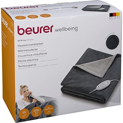 beurer-hd75-coperta-elettrica-riscaldata-con-6-livelli-di-temperatura-e-spegnime image 5