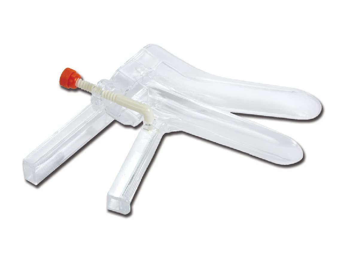 gima-29984-speculum-vaginale-monouso-in-plastica-vite-laterale-medio-28-mm-confe image 1