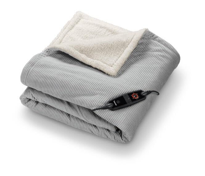 beurer-hd-81-cord-coperta-elettrica-grigio-chiaro image 1