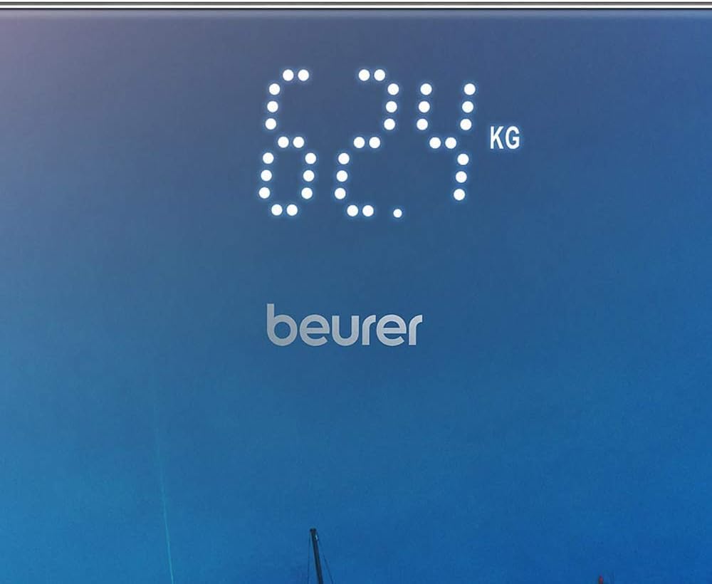 beurer-gs-215-boats-bilancia-da-bagno-in-vetro-con-display-led-magic image 2