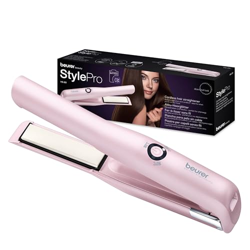 beurer-hs-20-piastra-per-capelli-senza-fili-3-temperature-ricaricabile-usb-rosa image 8