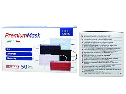 gima-cepm-premium-mascherina-chirurgica-tipo-ii-3-veli-50-pezzi-blu-scuro image 8