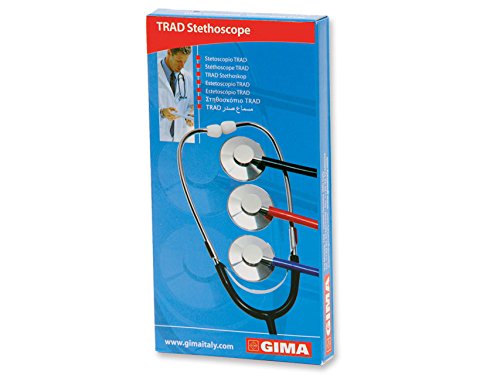 gima-32558-stetoscopio-tradizionale-adulti-lira-verde-scuro-leggero-ed-economico image 4