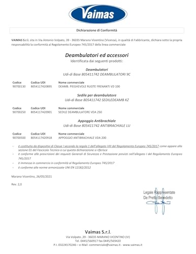 gima-43136-deambulatore-ascellare-con-sedile-imbottito-altezza-regolabile image 4