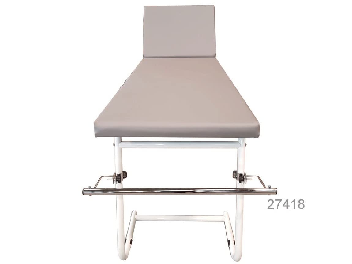 gima-27402-lettino-visita-medica-verniciato-grigio-professionale-e-robusto image 2