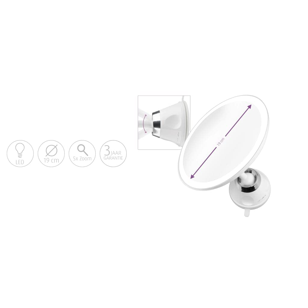 medisana-cm-850-specchio-cosmetico-led-con-ingrandimento-5x image 3