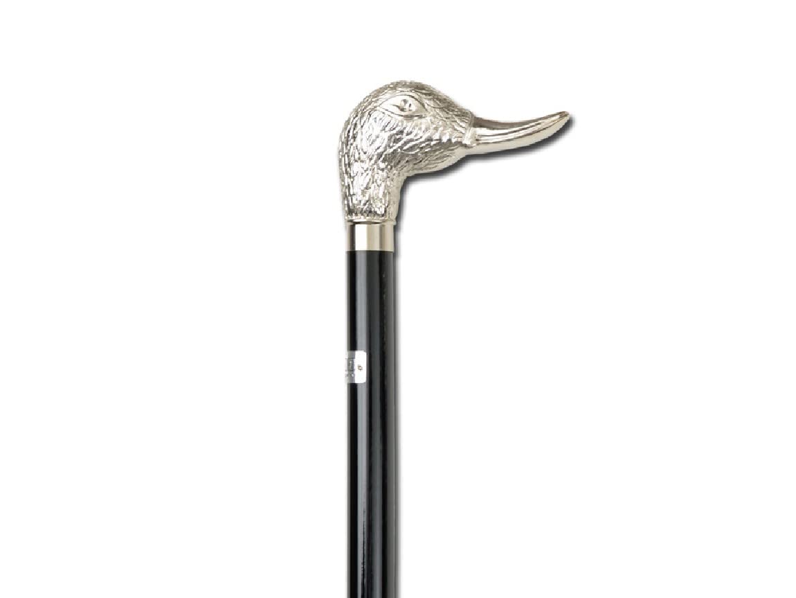 gima-27772-bastone-con-testa-a-oca-cromato image 2