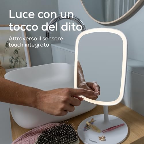 beurer-bs-47-specchio-cosmetico-led-ricaricabile-con-supporto-magnetico-360 image 8