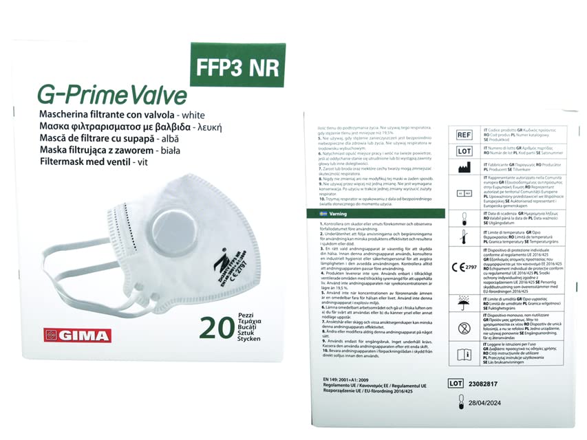 gima-g-prime-mascherina-filtrante-ffp3-nr-con-valvola-forma-a-c-20-pezzi image 6