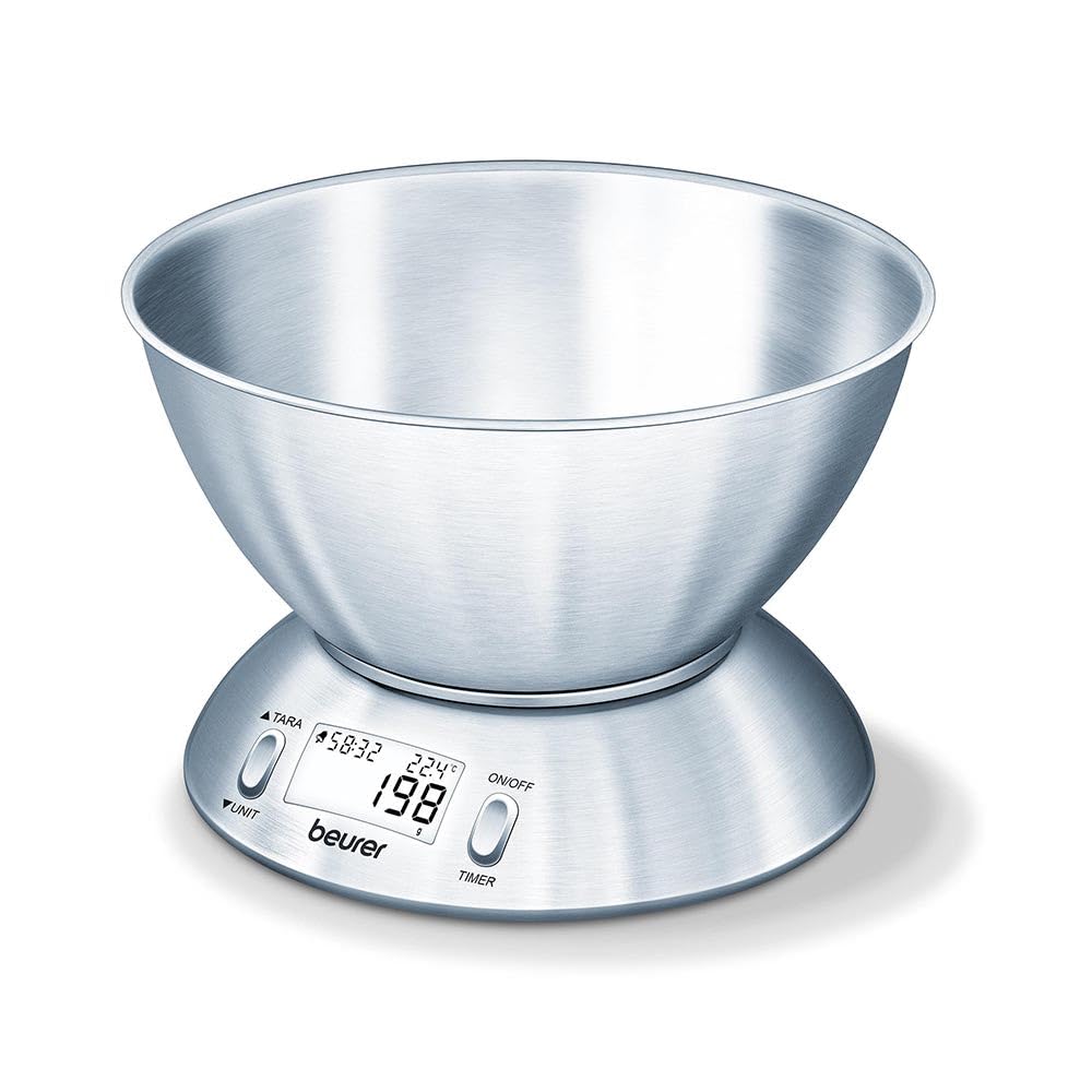 beurer-ks-54-bilancia-da-cucina-con-ciotola-in-acciaio-inox-timer-e-termometro image 4